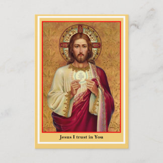 Kaart van het spirituele communiegebed