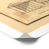 Kaart van het stadsplan van Washington DC door Liz Poster (Hoek)