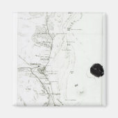 Kaart van het Suezkanaal, c.1869 Magneet (Voorkant)