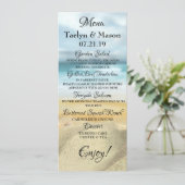 Kaart van het Tropische Weddenschap Beach Scene We (Staand voorkant)