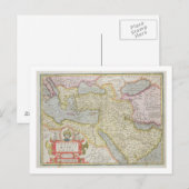 Kaart van het Turkse Rijk, van de Mercator Atla (Voorkant / Achterkant)