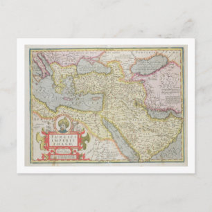 Kaart van het Turkse Rijk, van de Mercator Atla