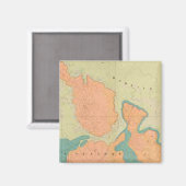 Kaart van het Uinkaret Plateau Magneet (Voorkant / Achterkant)