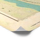 Kaart van het Uinkaret Plateau Poster (Hoek)