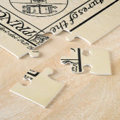 Kaart van het uitzicht van Oxford uit de bibliothe Legpuzzel (Zijkant)