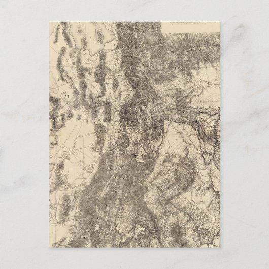 Kaart van het Utah-gebied (Voorkant)