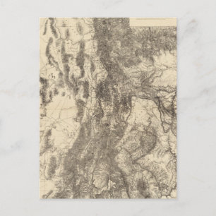 Kaart van het Utah-gebied