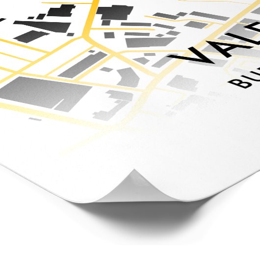 Kaart van het Vale Park Stadium - thuisbasis van P Poster (Hoek)