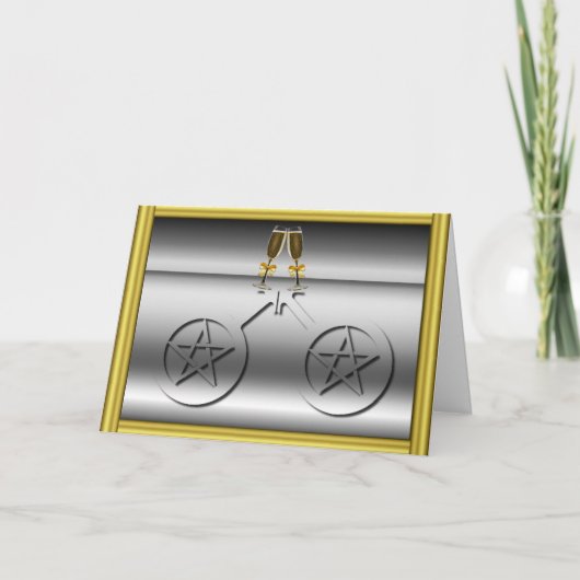 Kaart van het Verloving Wiccan van de Toost van (Voorkant)