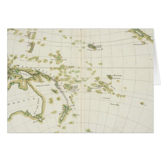 kaart van het Volcano-meisje (Voorkant Horizontaal)