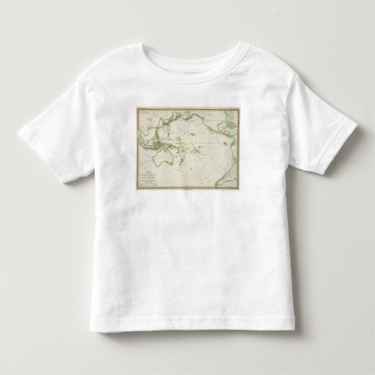 kaart van het Volcano-meisje Kinder Shirts (Voorkant)