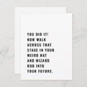 Kaart van het vreemde Pet en de Robe Afstuderen Fu (Voorkant / Achterkant)