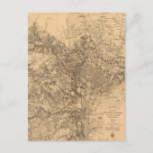 kaart van het Washington DC-gebied (1865) (Voorkant)
