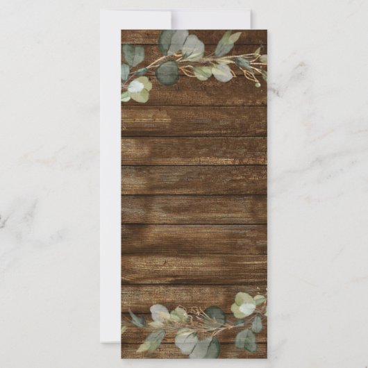 Kaart van het weddenschapsprogramma Eucalyptus Rus (Achterkant)