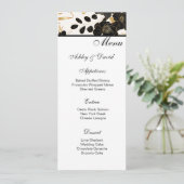 Kaart van het Wedding Menu (Staand voorkant)