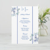Kaart van het Wedding Menu (Staand voorkant)