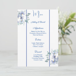 Kaart van het Wedding Menu