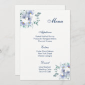 Kaart van het Wedding Menu (Voorkant / Achterkant)