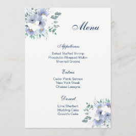 Kaart van het Wedding Menu