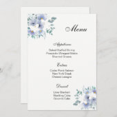 Kaart van het Wedding Menu (Voorkant / Achterkant)