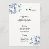 Kaart van het Wedding Menu (Voorkant)