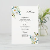 Kaart van het Wedding Menu (Staand voorkant)