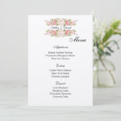 Kaart van het Wedding Menu (Staand voorkant)