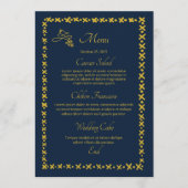 Kaart van het Wedding Menu (Voorkant)