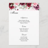 Kaart van het Wedding Menu (Voorkant)