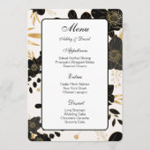 Kaart van het Wedding Menu (Voorkant)