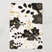 Kaart van het Wedding Menu (Achterkant)