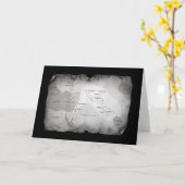 KAART VAN HET Wenskaart VAN MESOPOTAMIA (Gele Bloem)