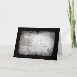 KAART VAN HET Wenskaart VAN MESOPOTAMIA