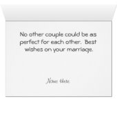 Kaart van het Whimsical Elephant Wedding (Binenzijde Horizontaal (Onderkant))