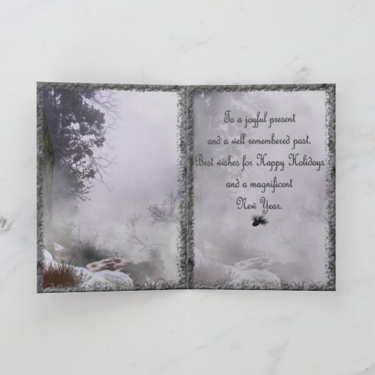 Kaart van het winterhert (Binnen)