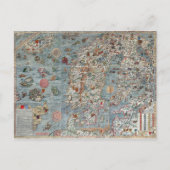  kaart van het Zee van Carta Marina (Voorkant)