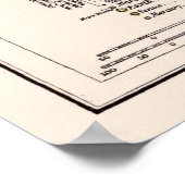  kaart van het zonnestelsel (1900) poster (Hoek)