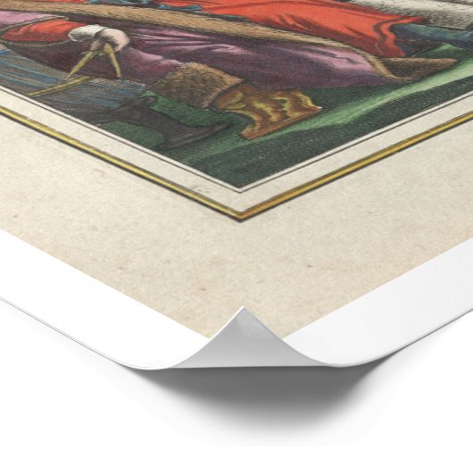  kaart van het zonnestelsel poster (Hoek)