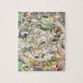 Kaart van het zuidelijk halfrond, van 'The Celesti Legpuzzel (Verticaal)