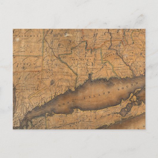 Kaart van het zuidelijke deel van de staat New Yor (Voorkant)