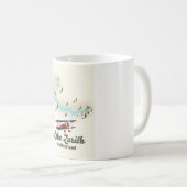 kaart van het Zurich-meer Koffiemok (Voorkant rechts)