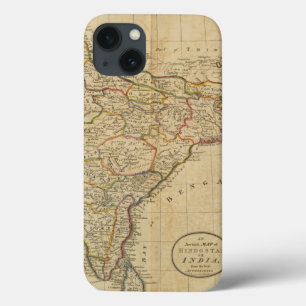 Kaart van Hindostan of India Case-Mate iPhone Case