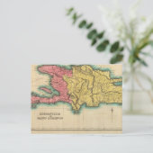 Kaart van hispaniola of sint-Domingo (Staand voorkant)