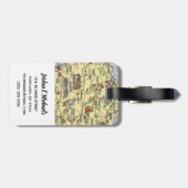 Kaart van historisch Ierland Bagagelabel (Achterkant horizontaal)