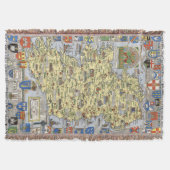 Kaart van historisch Ierland Deken (Voorkant)