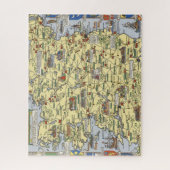 Kaart van historisch Ierland Legpuzzel (Verticaal)