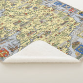 Kaart van historisch Ierland Sherpa Deken (3/4)