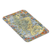 Kaart van historisch Schotland Magneet (Rechterzijde)