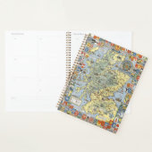 Kaart van historisch Schotland Planner (Display)