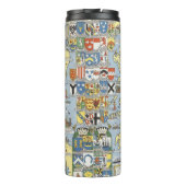 Kaart van historisch Schotland Thermosbeker (Achterkant)